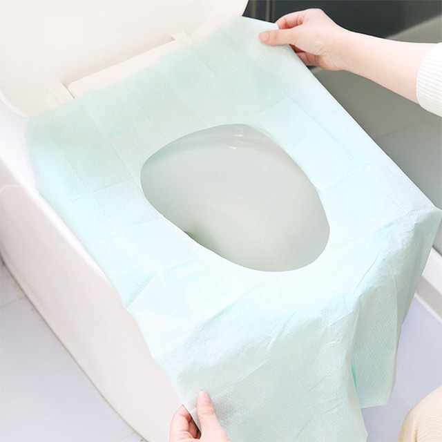 Disposable PVA Water Soluble Toilet Mat with Rushed Off Easily