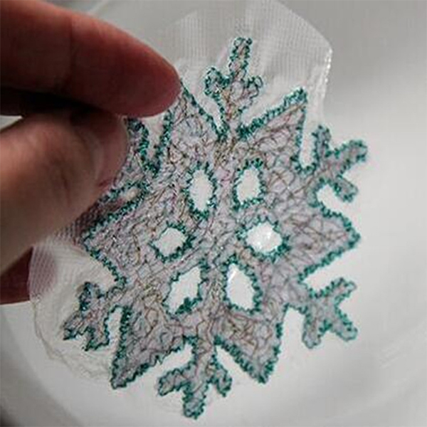 Transparent PVA Embroidery Backing Cold Water Soluble Film For Embroidery, 
